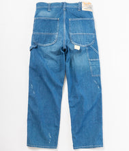 画像をギャラリービューアに読み込む, 【SUGAR CANE/シュガーケーン】11oz. BLUE DENIM WORK PANTS AGED MODEL