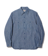 画像をギャラリービューアに読み込む, 【BUZZ RICKSON'S/バズリクソンズ】BLUE CHAMBRAY WORK SHIRTS