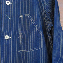 画像をギャラリービューアに読み込む, 【FREEWHEELERS/フリーホイーラーズ】UNION SPECIAL OVERALLS "WIGWAG" WORK JACKET INDIGO WABASH STRIPE