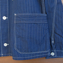 画像をギャラリービューアに読み込む, 【FREEWHEELERS/フリーホイーラーズ】UNION SPECIAL OVERALLS "WIGWAG" WORK JACKET INDIGO WABASH STRIPE