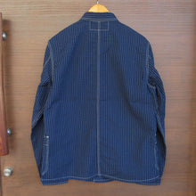 画像をギャラリービューアに読み込む, 【FREEWHEELERS/フリーホイーラーズ】UNION SPECIAL OVERALLS "WIGWAG" WORK JACKET INDIGO WABASH STRIPE