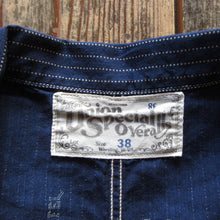 画像をギャラリービューアに読み込む, 【FREEWHEELERS/フリーホイーラーズ】UNION SPECIAL OVERALLS "WIGWAG" WORK JACKET INDIGO WABASH STRIPE
