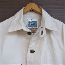 画像をギャラリービューアに読み込む, 【HEADLIGHT/ヘッドライト】9oz. WHITE BOAT SAIL DRILL WORK COAT