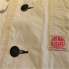 画像をギャラリービューアに読み込む, 【HEADLIGHT/ヘッドライト】9oz. WHITE BOAT SAIL DRILL WORK COAT