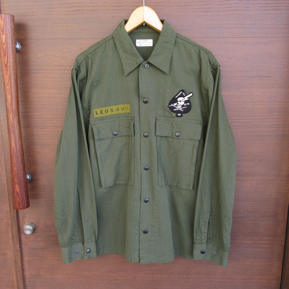 【WESTRIDE/ウエストライド】LEONARD ARMY SHIRTS