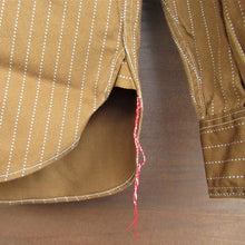 画像をギャラリービューアに読み込む, 【SUGAR CANE/シュガーケーン】FICTION ROMANCE 8.5oz. BROWN WABASH STRIPE WORK SHIRT