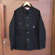 画像をギャラリービューアに読み込む, 【SUGAR CANE/シュガーケーン】FICTION ROMANCE 11oz. BLACK DENIM WORK COAT