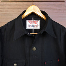 画像をギャラリービューアに読み込む, 【SUGAR CANE/シュガーケーン】FICTION ROMANCE 11oz. BLACK DENIM WORK COAT