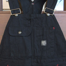 画像をギャラリービューアに読み込む, 【SUGAR CANE/シュガーケーン】FICTION ROMANCE 11oz. BLACK DENIM OVERALLS