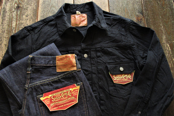 13oz. BLACK DENIM JACKET 1953 MODEL