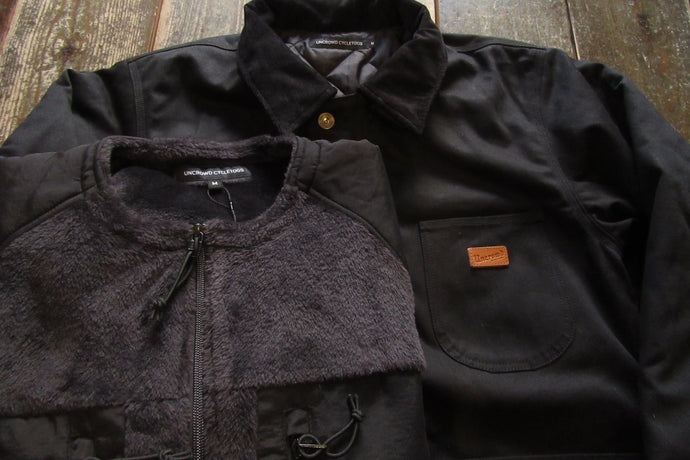 UNCROWD MILITARY FLEECE&DUCK COVERALL