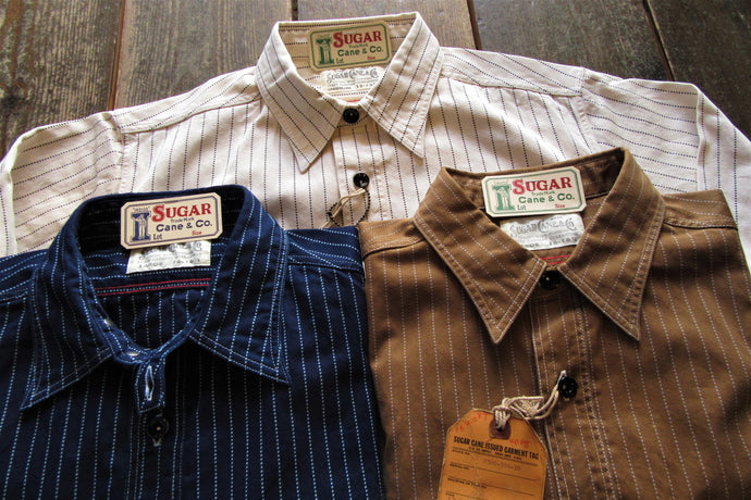 FICTION ROMANCE 8.5oz. WABASH STRIPE WORK SHIRT