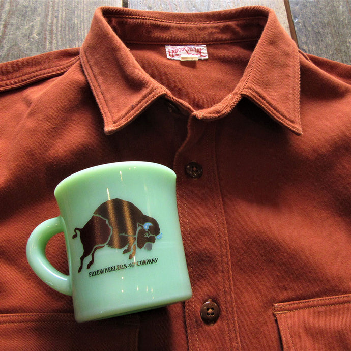 FREEWHEELERS “FUELER” WORK SHIRT&HEAVY MUG