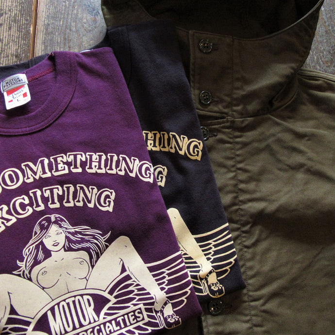 FREEWHEELERS S/S TEE&DECK WORKER PARKA