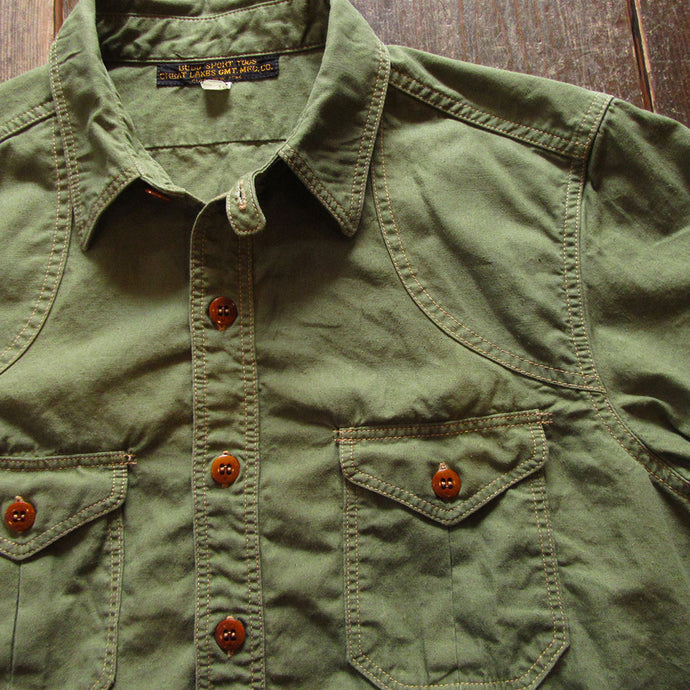 GREAT LAKES GMT. MFG. CO. “Montauk” SHIRT OLIVE