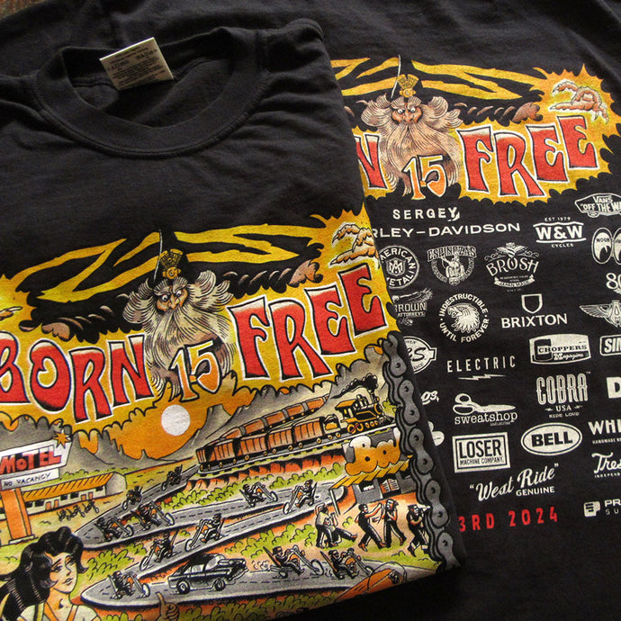 BORN FREE 15: OFFICIAL PRINTED S/S TEE