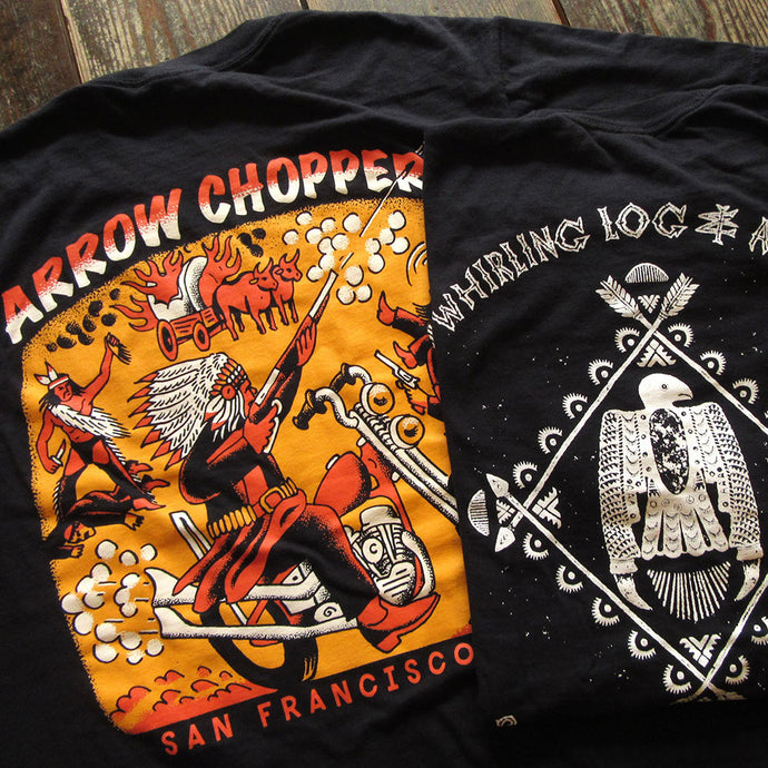 ARROW CHOPPERS&WHIRLING LOG & ARROW S/S TEE