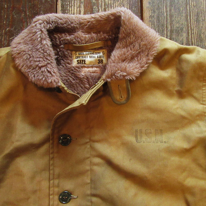 BUZZ RICKSON'S Type N-1 Khaki “NAVY DEPARTMENT DEMOTEX-ED”