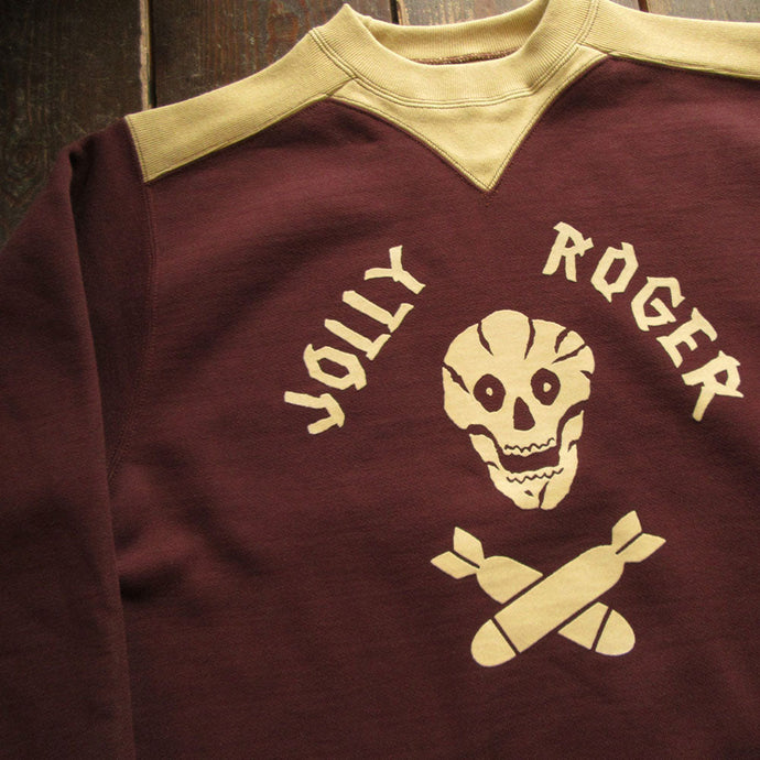 “USAAF 90TH BG 320TH BSQ JOLLY ROGER” ATHLETIC SWEAT SHIRT