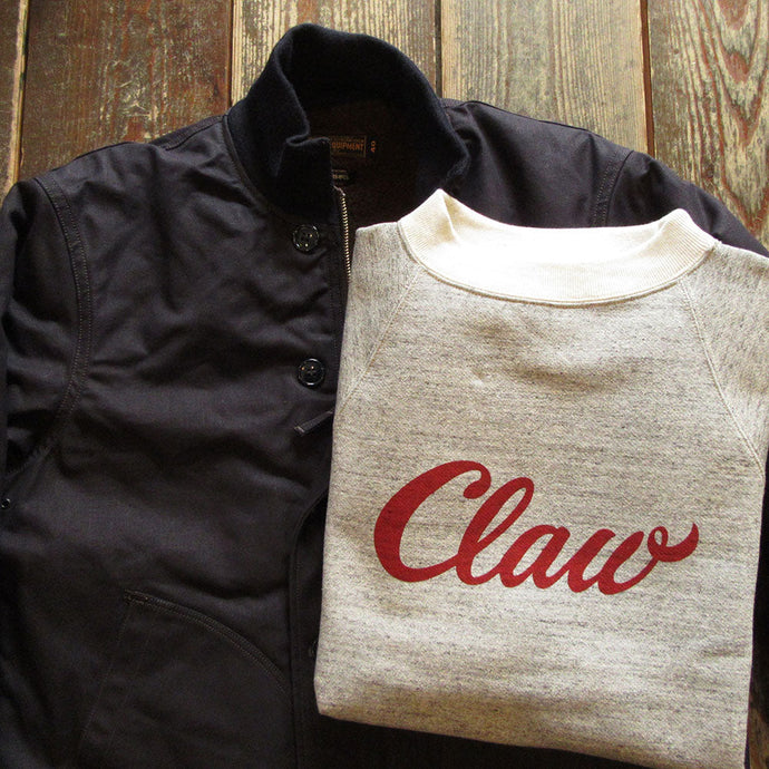 FREEWHEELERS “CIVILIAN DECK JACKET”&RAGLAN SLEEVE SWEAT SHIRT