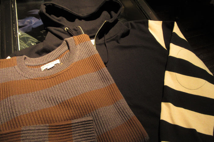 BORDER HOODIE&KNIT