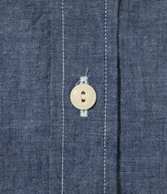画像をギャラリービューアに読み込む, 【SUGAR CANE/シュガーケーン】CHAMBRAY WORK SHIRT with CHAIN EMBROIDERED
