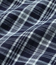 画像をギャラリービューアに読み込む, 【SUGAR CANE/シュガーケーン】FICTION ROMANCE 4oz. INDIGO CHECK WORK SHIRT

