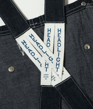 画像をギャラリービューアに読み込む, 【HEADLIGHT/ヘッドライト】11oz. BLUE DENIM LOW BACK OVERALLS
