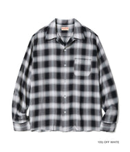 画像をギャラリービューアに読み込む, 【SUGAR CANE/シュガーケーン】RAYON OMBRE CHECK OPEN SHIRT
