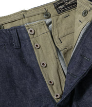 画像をギャラリービューアに読み込む, 【BUZZ RICKSON&#39;S/バズリクソンズ】TROUSERS, FIELD, Type M-1943 “DENIM CIVILIAN MODEL”
