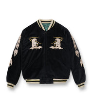 画像をギャラリービューアに読み込む, 【TAILOR TOYO/テーラー東洋】Late 1950s Style Velveteen Souvenir Jacket “POLAR BEAR” × “ALASKA MAP”
