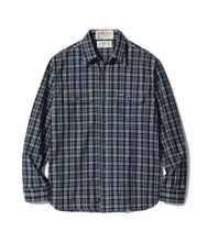 画像をギャラリービューアに読み込む, 【SUGAR CANE/シュガーケーン】FICTION ROMANCE 4oz. INDIGO CHECK WORK SHIRT
