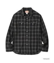 画像をギャラリービューアに読み込む, 【SUGAR CANE/シュガーケーン】OMBRE CHECK WESTERN SHIRT
