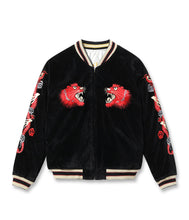 画像をギャラリービューアに読み込む, 【TAILOR TOYO/テーラー東洋】Mid 1950s Style Velveteen Souvenir Jacket “RED TIGER” × “LANDSCAPE”
