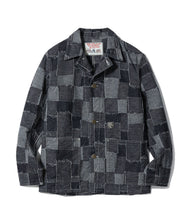 画像をギャラリービューアに読み込む, 【SUGAR CANE/シュガーケーン】FICTION ROMANCE 9.5oz. PATCHWORK DENIM WORK COAT
