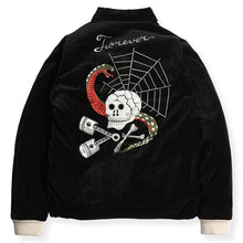 画像をギャラリービューアに読み込む, 【WESTRIDE/ウエストライド】 FOREVER SKULL SOUVENIR JACKET
