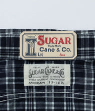 画像をギャラリービューアに読み込む, 【SUGAR CANE/シュガーケーン】FICTION ROMANCE 4oz. INDIGO CHECK WORK SHIRT
