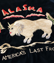 画像をギャラリービューアに読み込む, 【TAILOR TOYO/テーラー東洋】Late 1950s Style Velveteen Souvenir Jacket “MOUNTAIN GOAT” × “ALASKAN FLAG”
