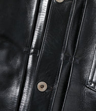 画像をギャラリービューアに読み込む, 【BUZZ RICKSON&#39;S/バズリクソンズ】WILLIAM GIBSON COLLECTION BLACK LEATHER BLOUSE
