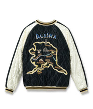 画像をギャラリービューアに読み込む, 【TAILOR TOYO/テーラー東洋】Late 1950s Style Velveteen Souvenir Jacket “POLAR BEAR” × “ALASKA MAP”
