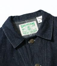 画像をギャラリービューアに読み込む, 【SUGAR CANE/シュガーケーン】10.5oz. 砂糖黍 DENIM WORK COAT
