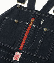 画像をギャラリービューアに読み込む, 【HEADLIGHT/ヘッドライト】11oz. BLUE DENIM LOW BACK OVERALLS

