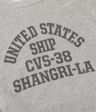 画像をギャラリービューアに読み込む, 【BUZZ RICKSON'S/バズリクソンズ】HORIZONTAL KNITTING SWEAT SHIRT “USS SHANGRI-LA”
