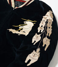 画像をギャラリービューアに読み込む, 【TAILOR TOYO/テーラー東洋】Late 1950s Style Velveteen Souvenir Jacket “MOUNTAIN GOAT” × “ALASKAN FLAG”
