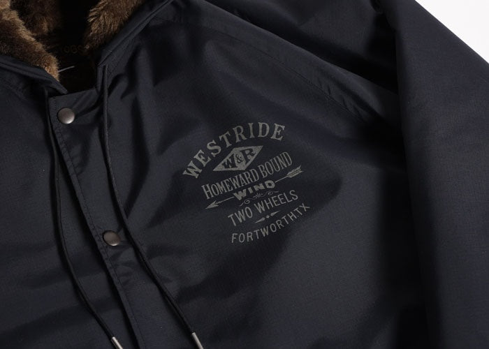 WESTRIDE/ウエストライド】CYCLE FUR WINDBREAKER HOODIE BLK – Stroke