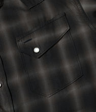 画像をギャラリービューアに読み込む, 【SUGAR CANE/シュガーケーン】OMBRE CHECK WESTERN SHIRT
