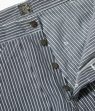 画像をギャラリービューアに読み込む, 【SUGAR CANE/シュガーケーン】FICTION ROMANCE 6oz. INDIGO STRIPE DOUBLE KNEE SHORTS
