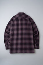 画像をギャラリービューアに読み込む, 【BLUCO/ブルコ】OMBRE CHECK FLANNEL SHIRT
