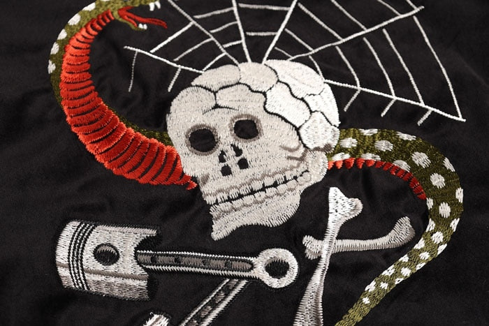 WESTRIDE/ウエストライド】 FOREVER SKULL SOUVENIR JACKET – Stroke