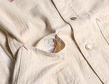 画像をギャラリービューアに読み込む, 【WESTRIDE/ウエストライド】ENGINEER WW2 COVERALL CUSTOM CREAM
